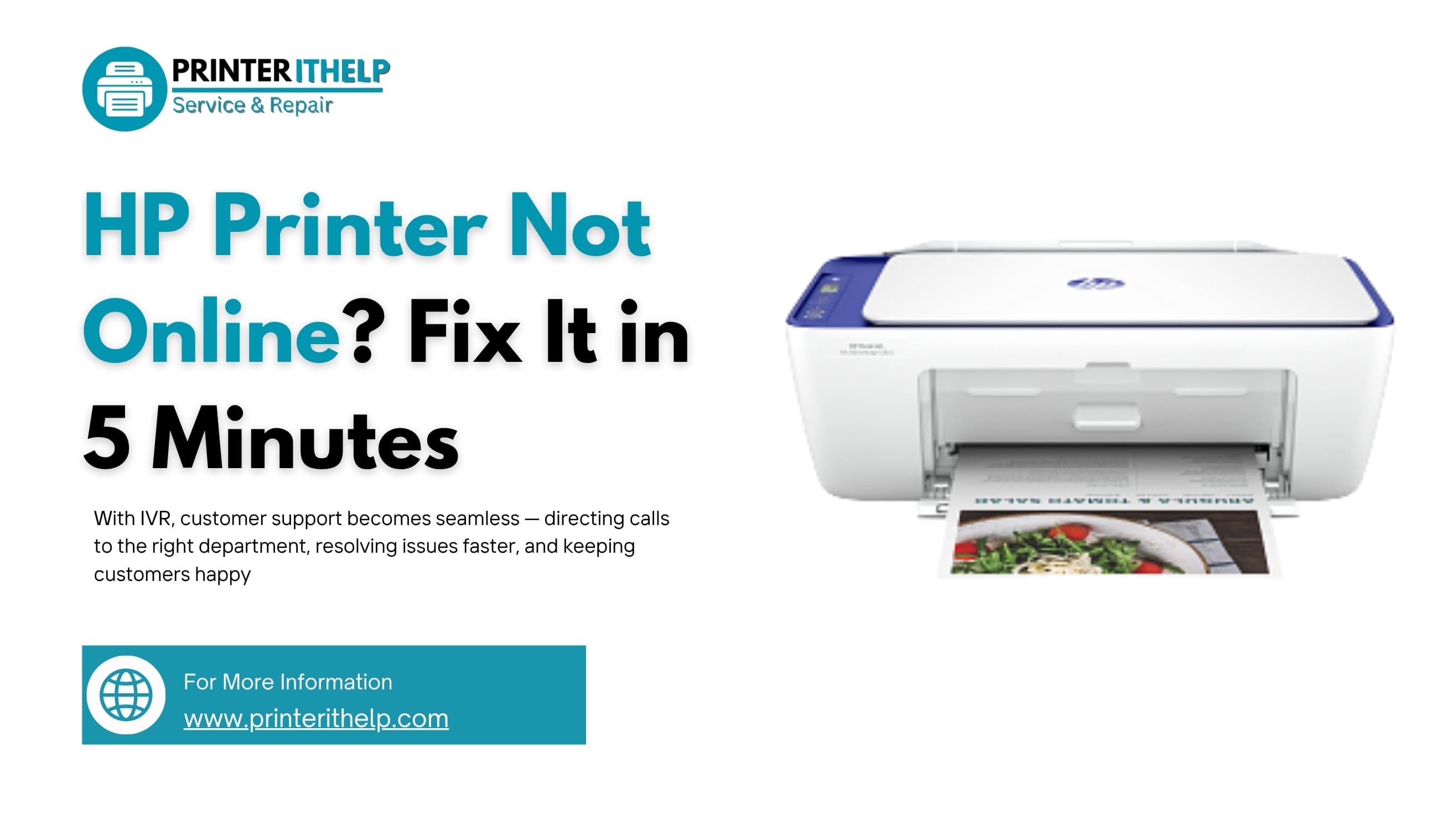 hp printer not online